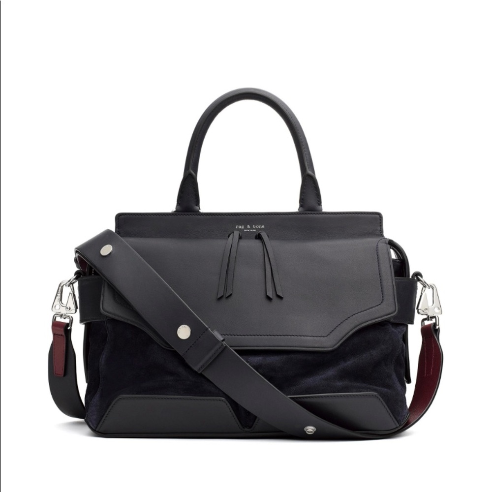 Rag & Bone Pilot Satchel - Navy *Brand New*
